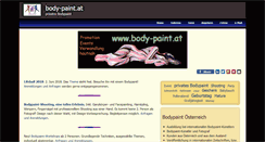 Desktop Screenshot of body-paint.at