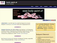 Tablet Screenshot of body-paint.at
